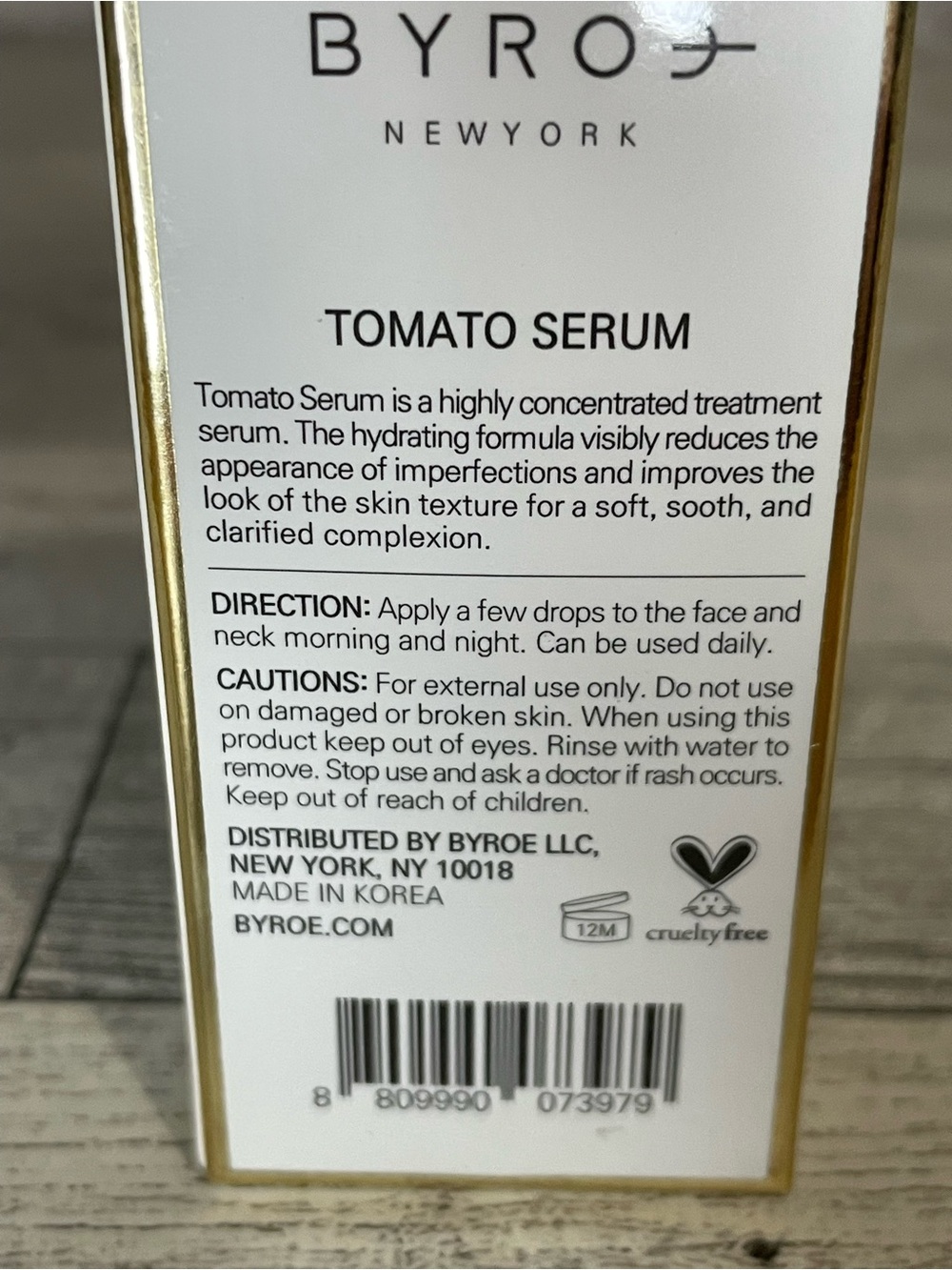 Byroe New York Tomato Firming Serum - New in Box - Picture 3 of 6